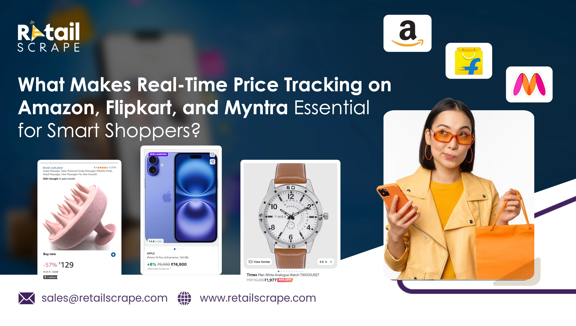 What Makes Real-Time Price Tracking on Amazon, Flipkart, and Myntra Essential for Smart Shoppers?  
